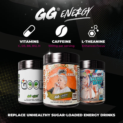 Gamer Supps GG Energy – Grandma's Ashes by Goons (100 Servings) – Keto-Friendly Gaming Energy and Nootropic Blend – Image 8