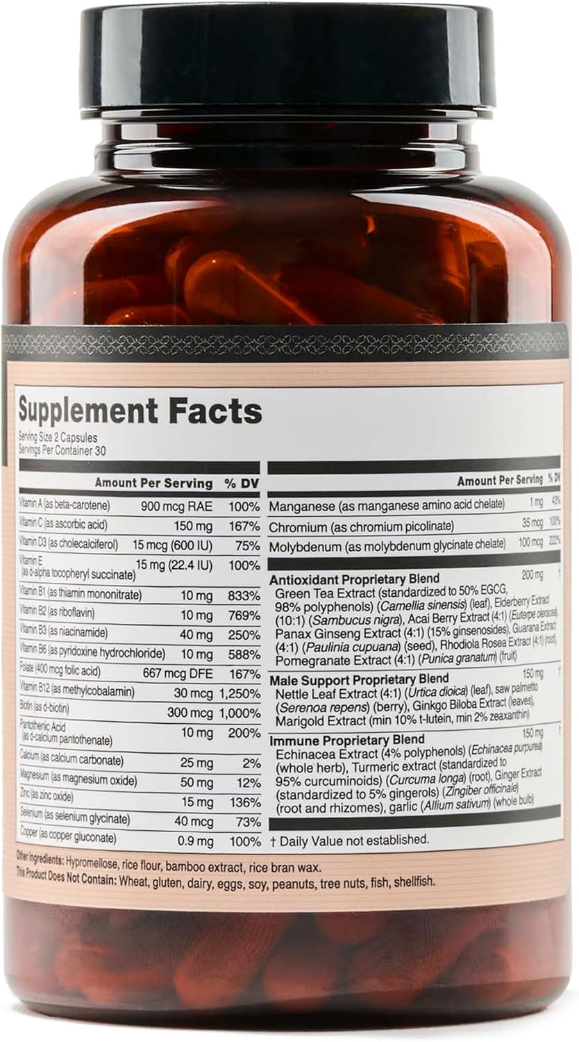 NatureWise Multivitamin for Men – Daily Male – Immune support: Vitamins C, D, and zinc are key players. – Image 8