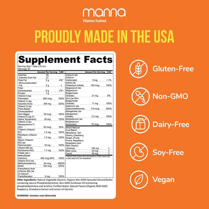 Manna Vitamins Evolved Liposomal – Vitamin C: An antioxidant that contributes to immune defence and skin health. – Image 2