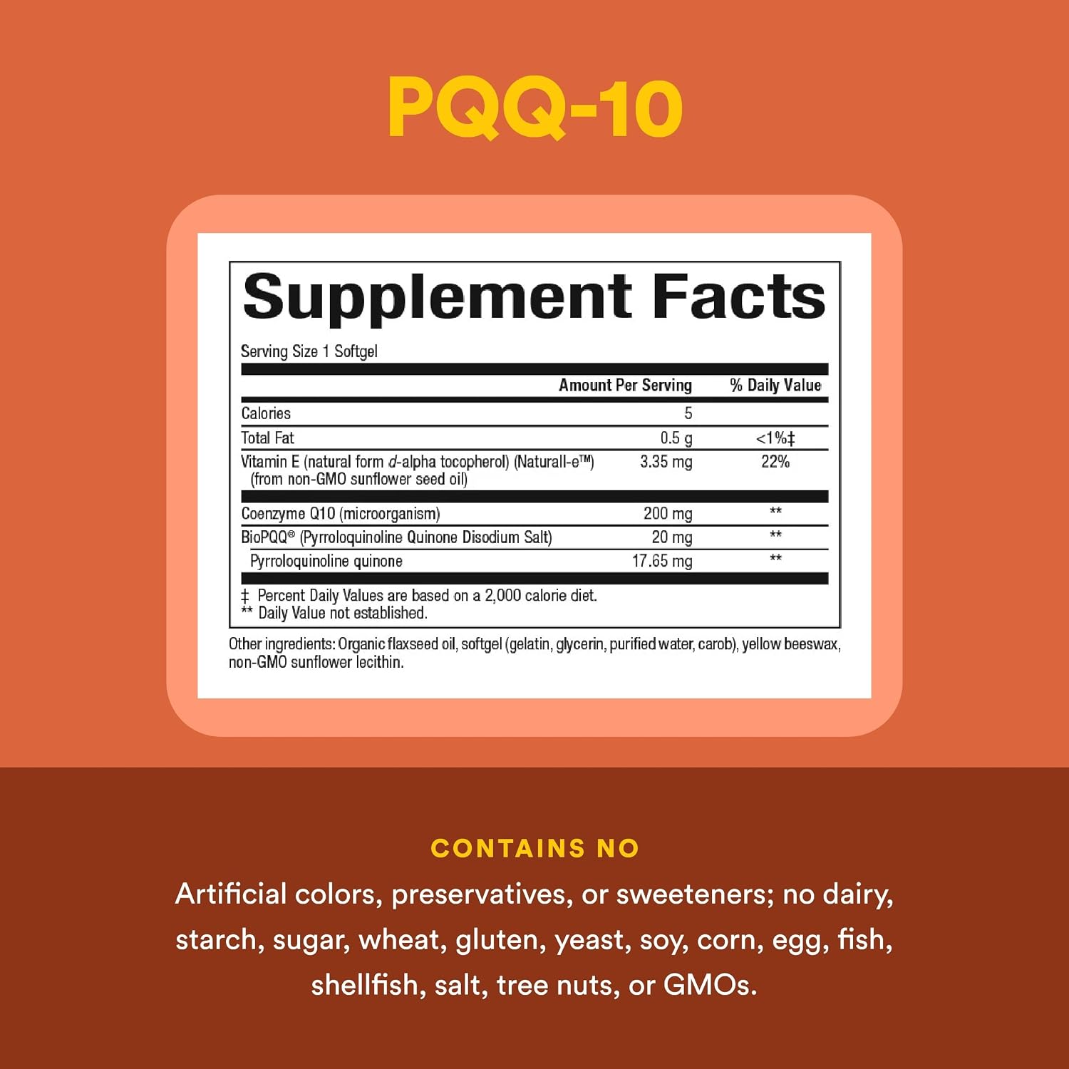 Natural Factors, PQQ-10, Supports Energy and Healthy Ageing, Dietary Supplement, 60 softgels (60 servings) - görsel 4