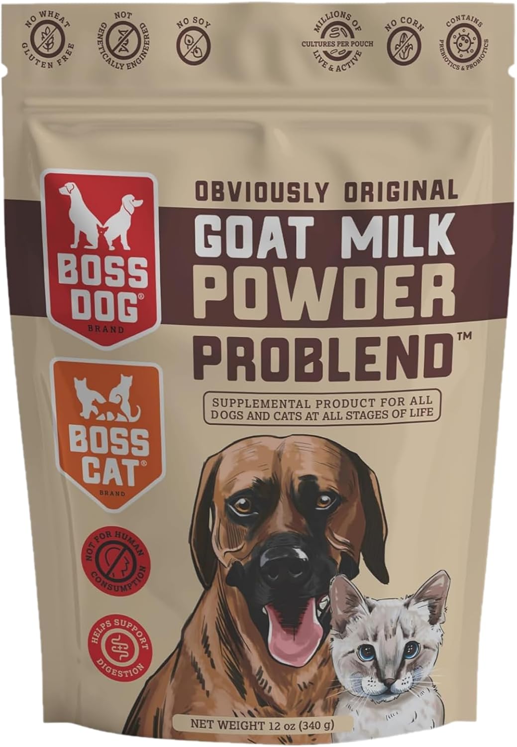 Boss Dog Goat Milk Powder Problend, 2 x 340 – Appetite Encouragement: Formulated as an appetite stimulant topper, – Image 4