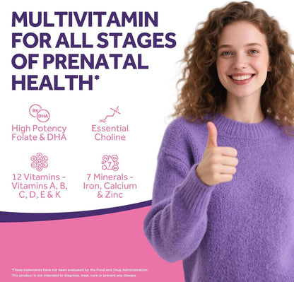 Doctor's Recipes Prenatal Multivitamin with – Vitamin B12 (Methylcobalamin) : Also active, this B vitamin teams up – Image 4
