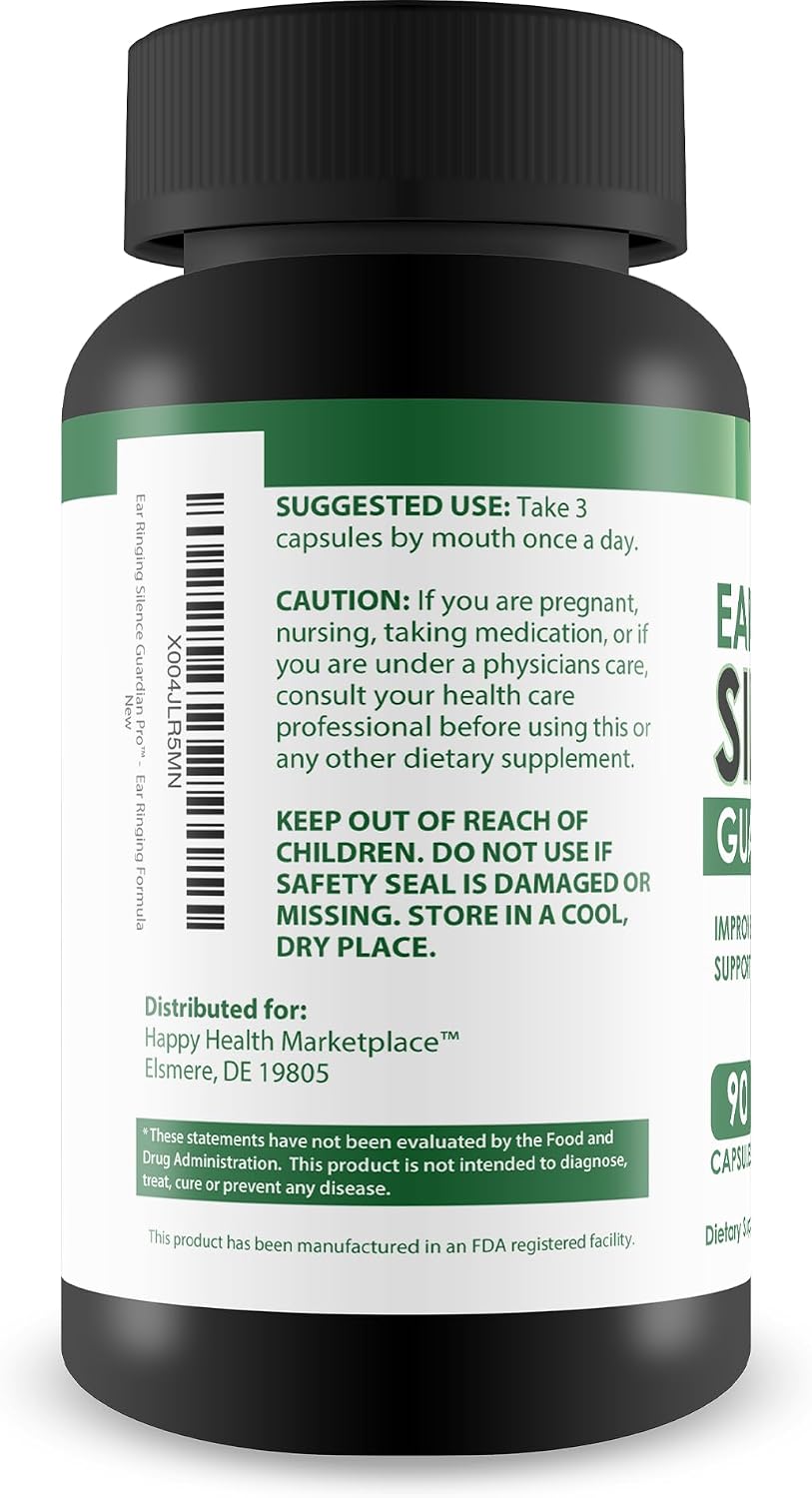 Ear Ringing Silence Guardian Pro - Advanced Tinnitus Relief Supplement - görsel 3