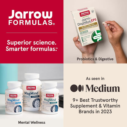 Jarrow Formulas Methyl Folate Veg Caps 1000 mcg 100 Count