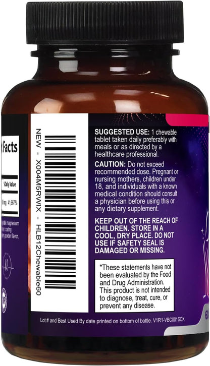 Vitamin B12 1000 mcg Chewable Tablets - – Convenient Chewable Tablets: Fast-dissolving tablets that can be taken – Image 8