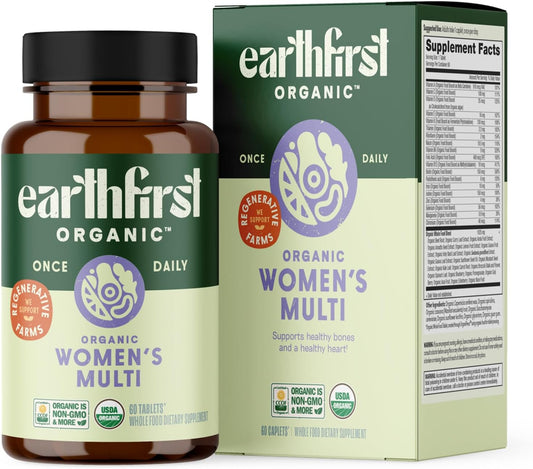 Women's’s Multi Once-daily, Women's's Multivitamin, Iron, Vitamin B12 & More, 19 Vitamins from Herbs & Superfoods, 60 Count – Image 1