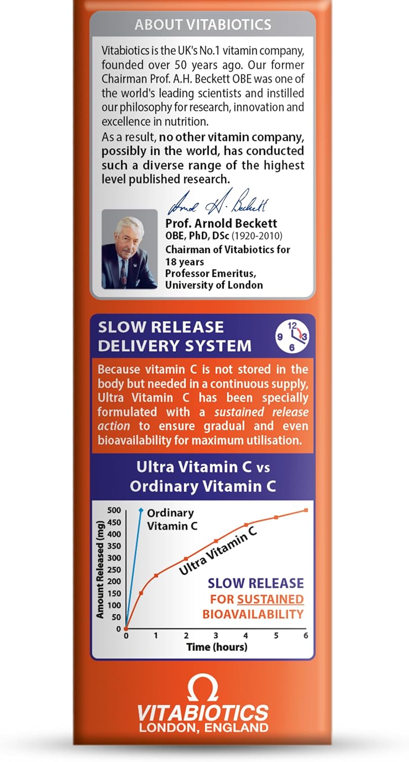Vitabiotics Ultra Vitamin C - 60 Tablets - görsel 6