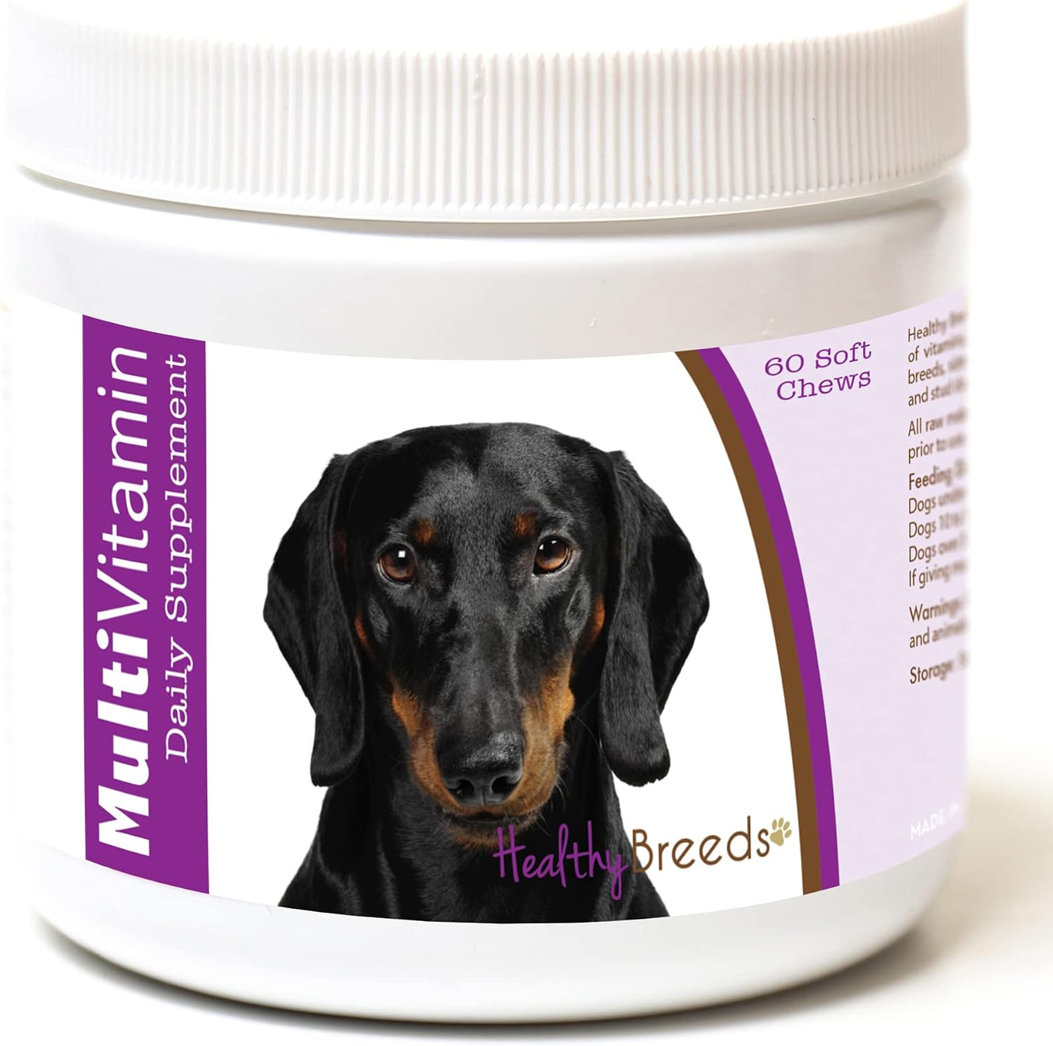 Healthy Breeds Dachshund Multivitamin Soft Chews, 60 Chews - görsel 1