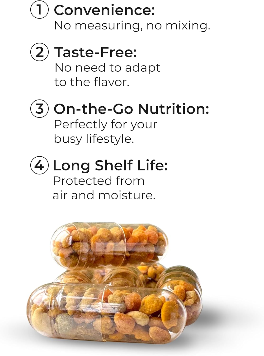 Bee Pollen Capsules – Organic Supplement for – Natural Energy: A steady, caffeine-free energy boost that supports – Image 4