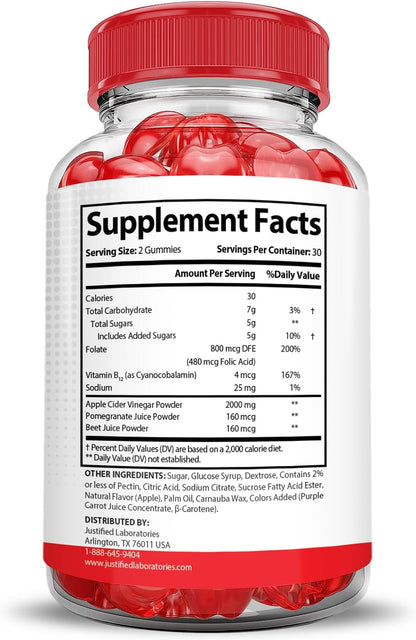 Justified Laboratories Vital Pump XL Extreme – Folate: Helps with red blood cell formation and DNA synthesis. – Image 5
