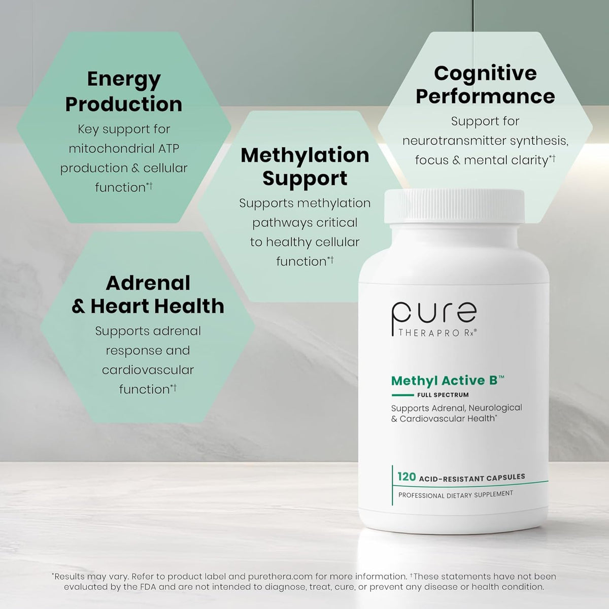 Pure Therapro Rx Methylated B Complex – Choline: A precursor to acetylcholine, important for brain function and – Image 4