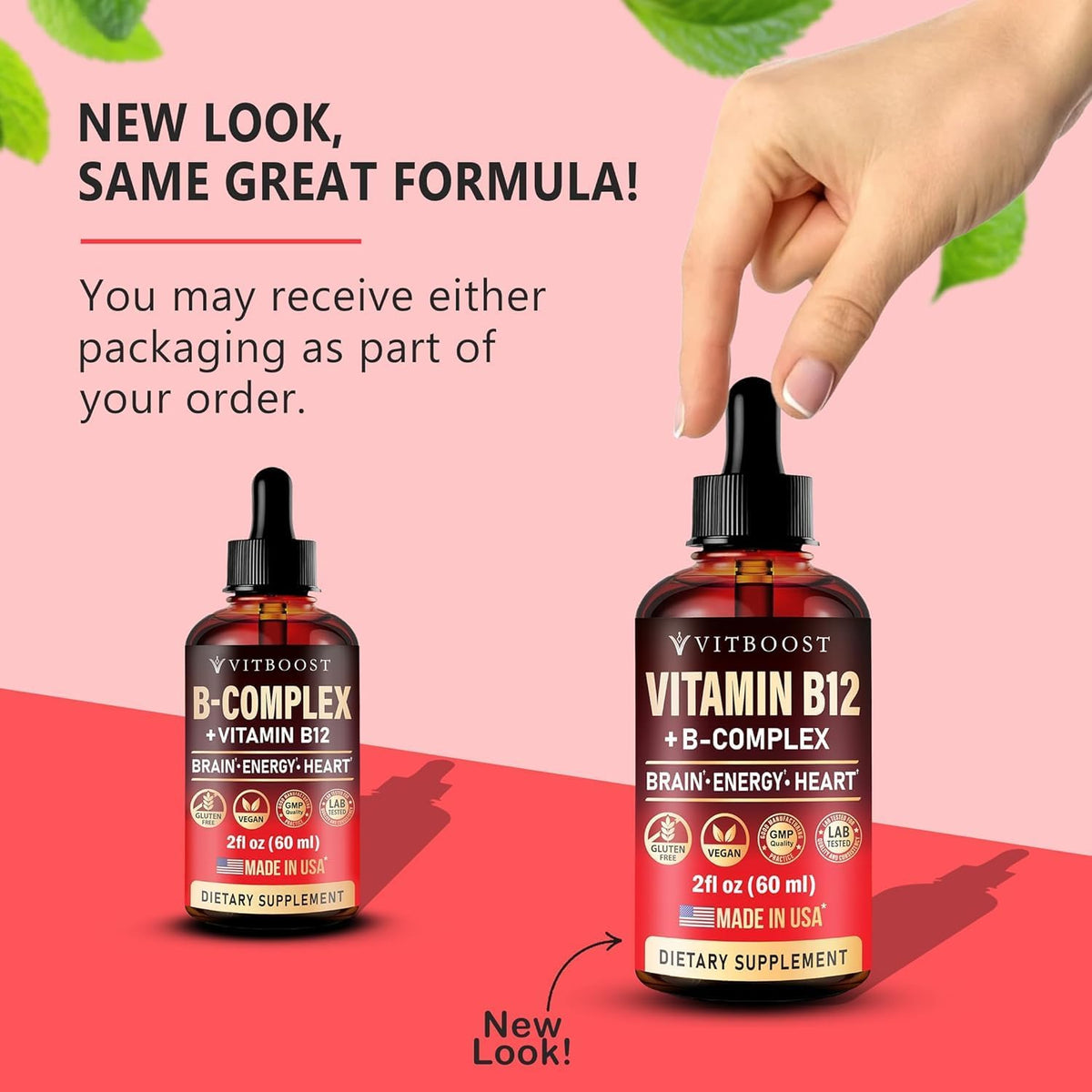 Vegan Vitamin B12 with B Complex 20 mg - Extra Strength for Men and Women's - Raspberry Liquid Drops | Made in Australia – Image 2