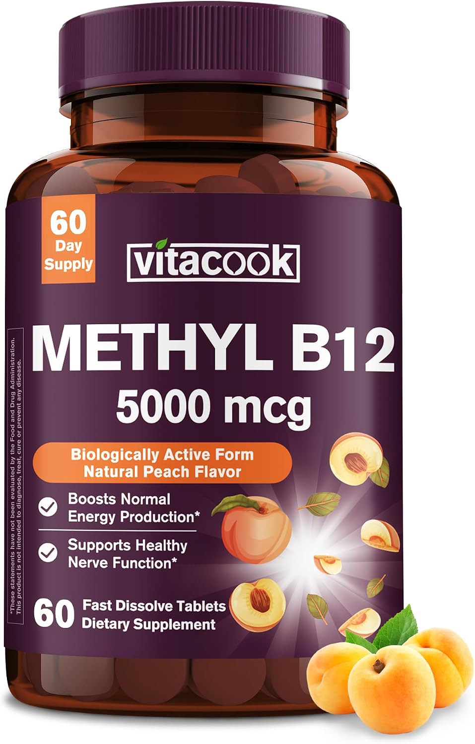 Vitacook Vitamin B12 Sublingual - – Bioactive form for superior absorption – Image 10