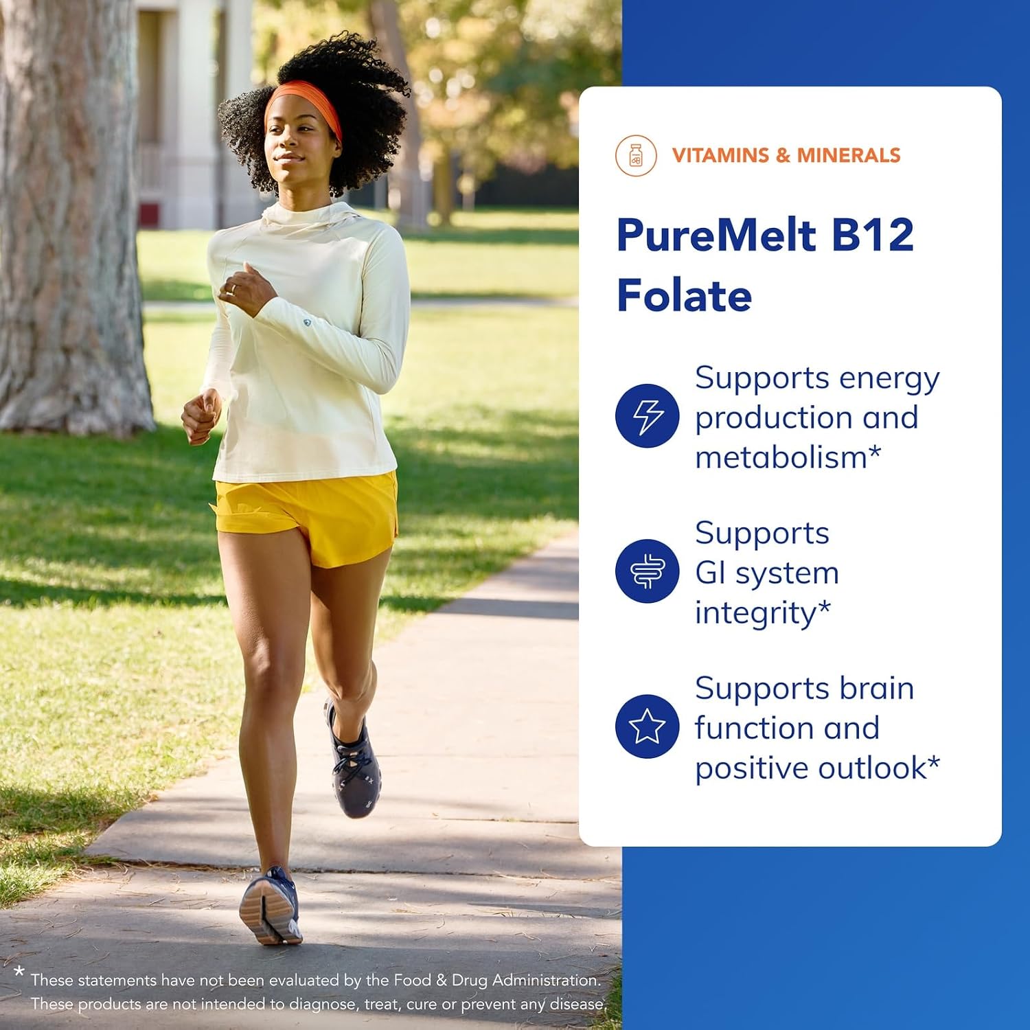Pure Encapsulations PureMelt B12 Folate - Active B Vitamin with L-5-MTHF - Energy & Nerve Support - 90 Lozenges - görsel 3