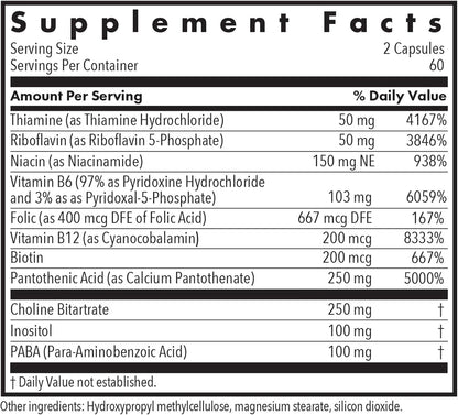 ARG Super Vitamin B - Complete B Vitamin Formula with Coenzyme B2 & B6