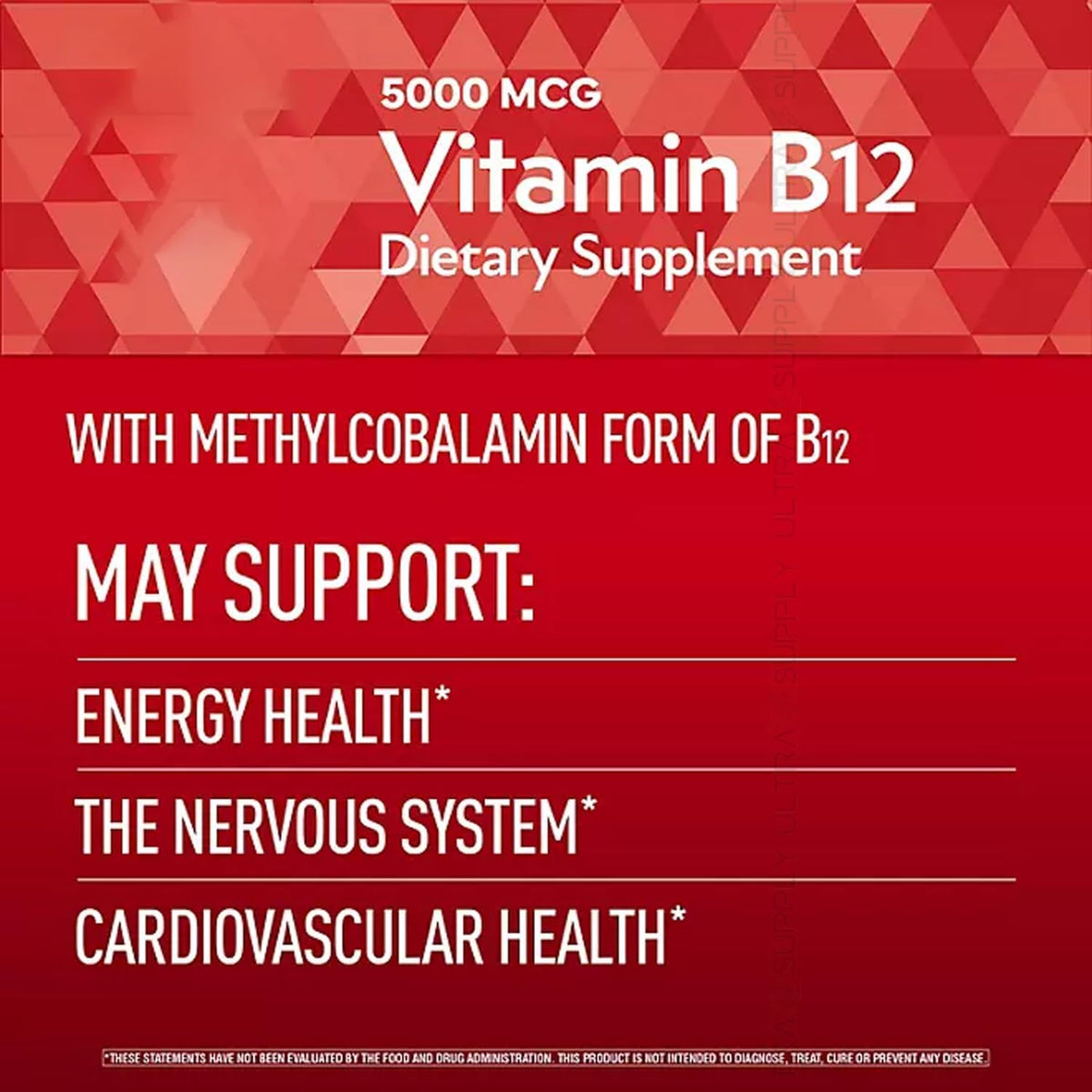 Members Mark Vitamin B12 (300 Tablets) Quick – USP verified for purity and quality – Image 4
