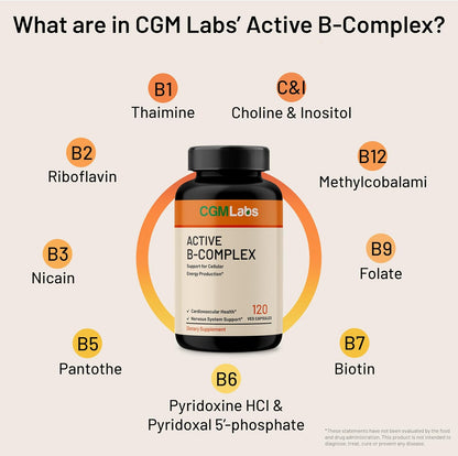 Vitamin B Complex - Active B1, B2, B3, B6, – Niacin (B3) – Supports energy metabolism and healthy cholesterol – Image 3