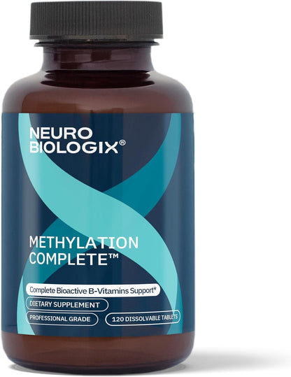 Neurobiologix Methylation Complete – Active – Methylfolate (L-5-MTHF): The active form of folate that can be used – Image 1