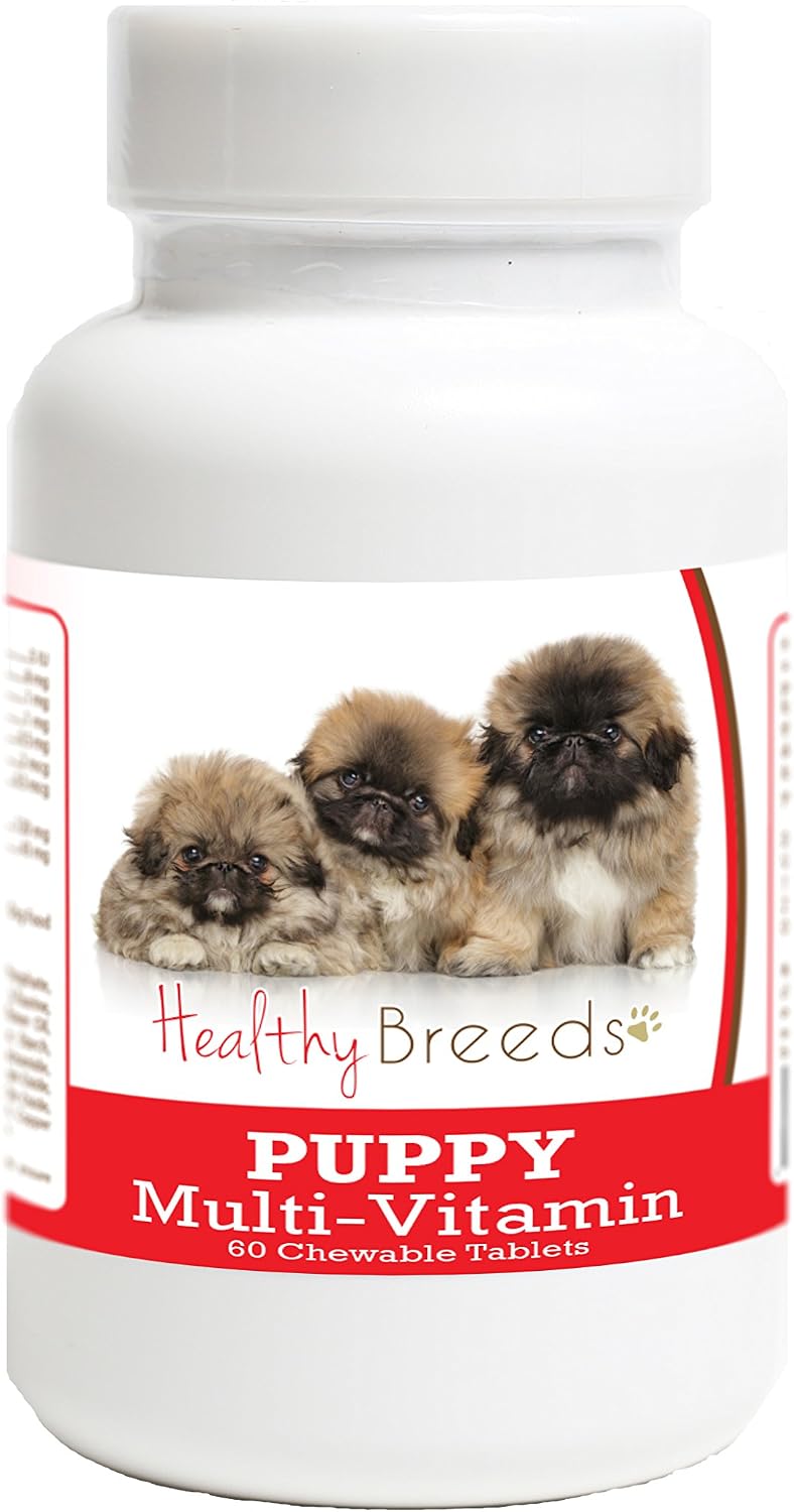 Healthy Breeds Affenpinscher Puppy Dog Multivitamin Tablet 60 Count - görsel 9