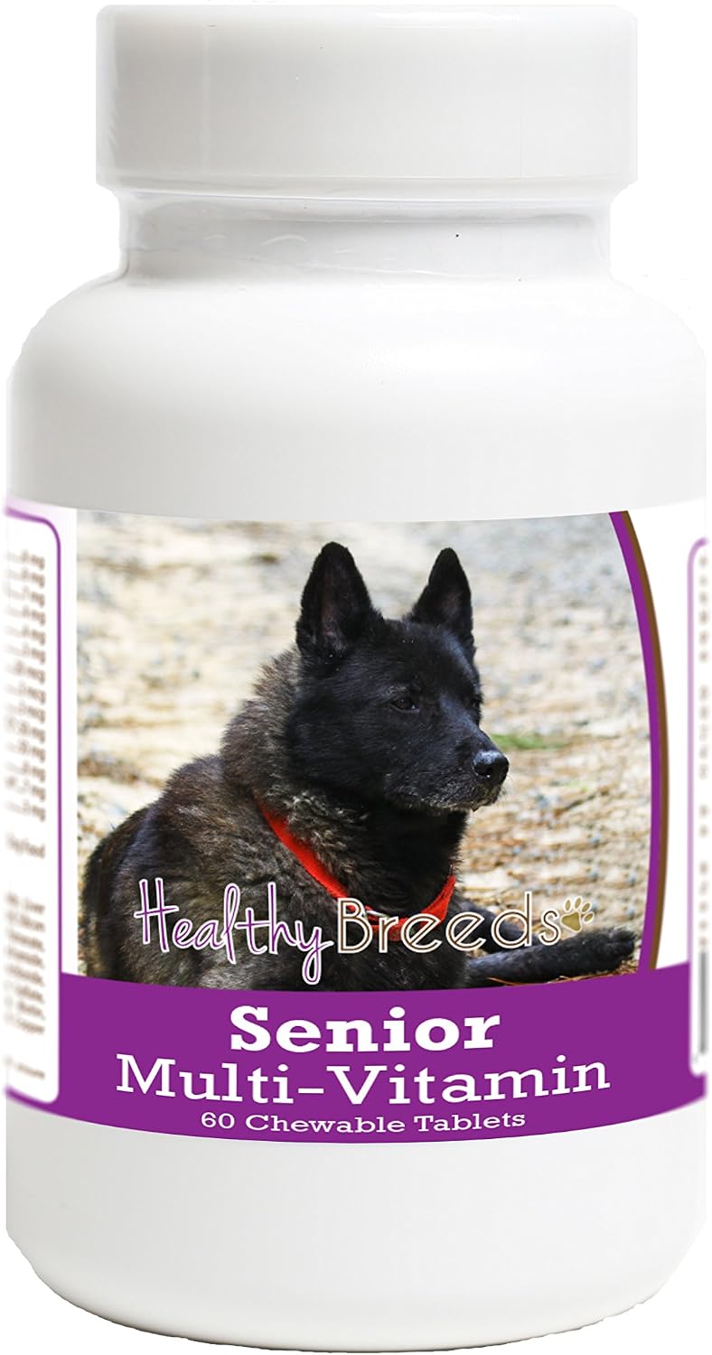 Healthy Breeds Norwegian Elkhound Senior Dog Multivitamin Tablets 60 Count - görsel 1
