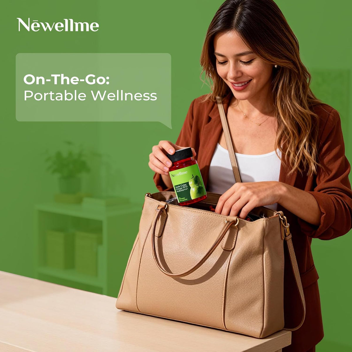 NEWELLME ACV Gummies with the Mother & B12 – – Vitamin B12 (methylcobalamin) for energy support – Image 9