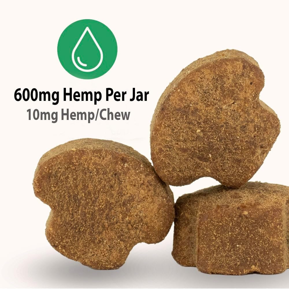 iHeartDogs Hemp Mushroom Chews for Dogs – Mobility, Calming & Immune Support (60 Chews) - görsel 3