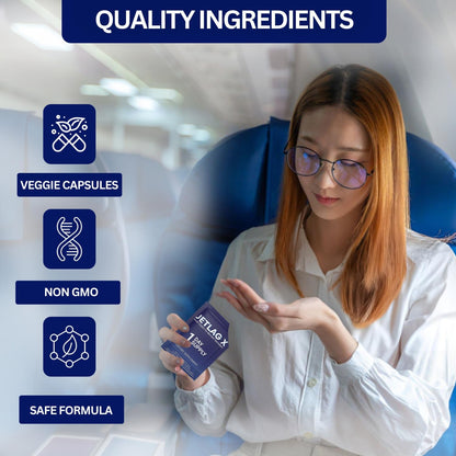ROCK SOLID JETLAG X – Travel Supplement for – Provide clean energy – Offers a smooth, caffeine-free energy that – Image 5