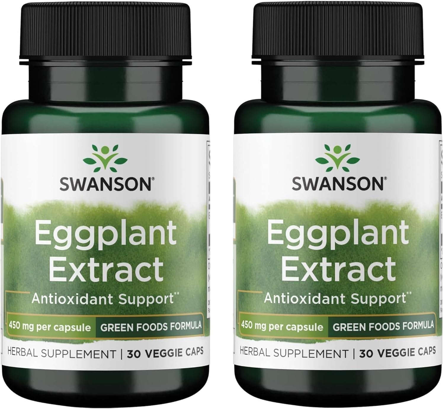 Swanson Eggplant Extract 20:1, 450 mg, 30 Veg Capsules (2 Pack) - görsel 1