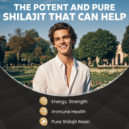 Shilajit Supplement – Support Energy and – Immune health: The mineral content is thought to support the body's – Image 2