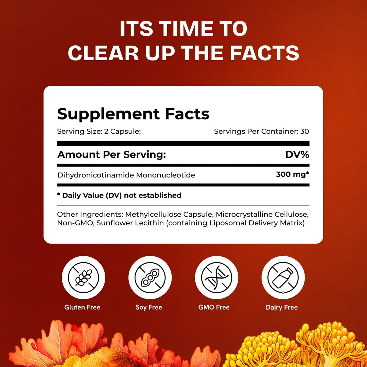 Liposomal NMNH Supplement 300mg – NAD+ – Those with demanding lifestyles who need sustained mental and physical – Image 6
