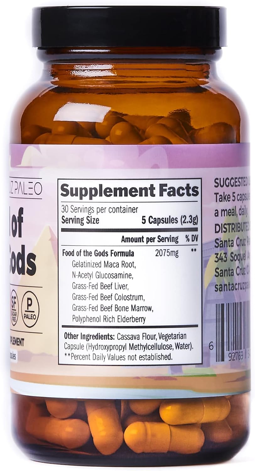 Santa Cruz Paleo Food of the Gods – Grass-Fed Beef Organ Supplement - görsel 6
