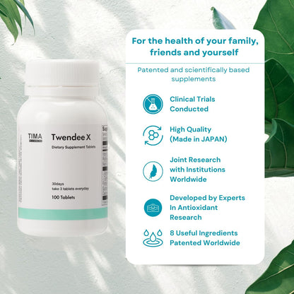 TWENDEE X – Japanese Patented Antioxidant Supplement for Heart, Brain, Immune and Eye Health