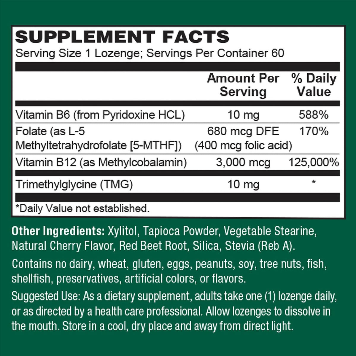 PlantFusion Vegan B12 Methyl 3000 mcg + – Heart Health: By helping maintain healthy homocysteine levels, the – Image 2