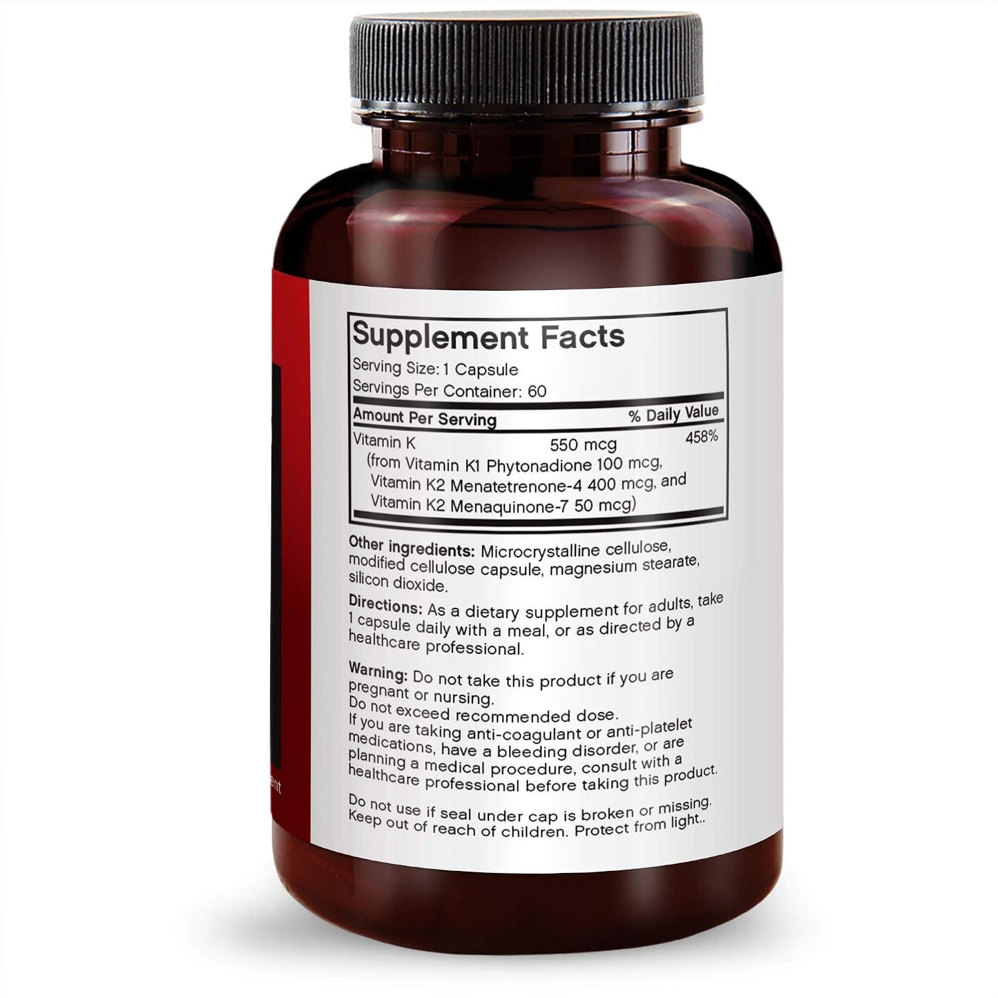 Vitamin K Triple Play - 60 Capsules - görsel 2