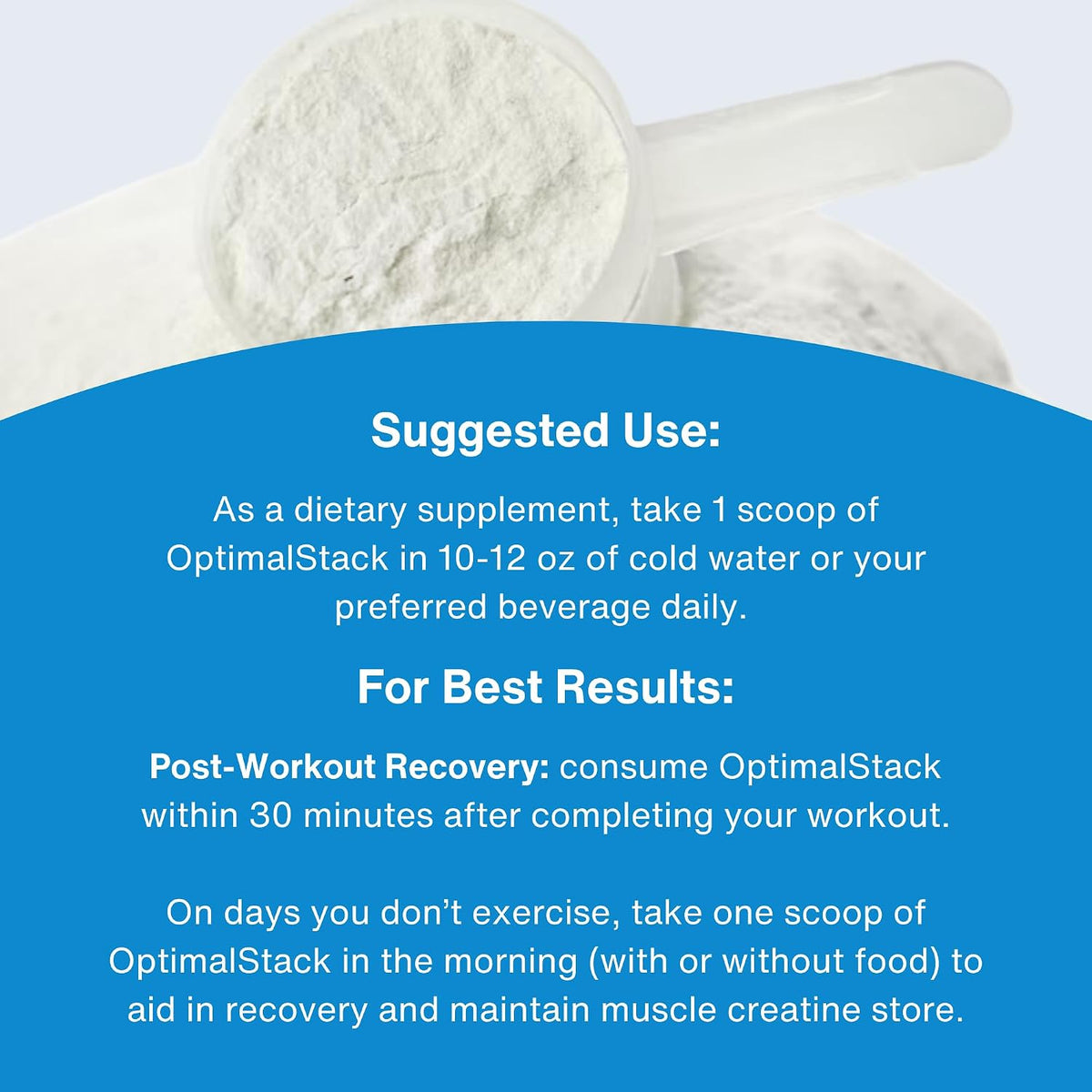 OptimalStack Creatine Monohydrate, HMB & Vitamin D3 Stack | NSF Certified | Unflavoured, 30 Servings – Image 7