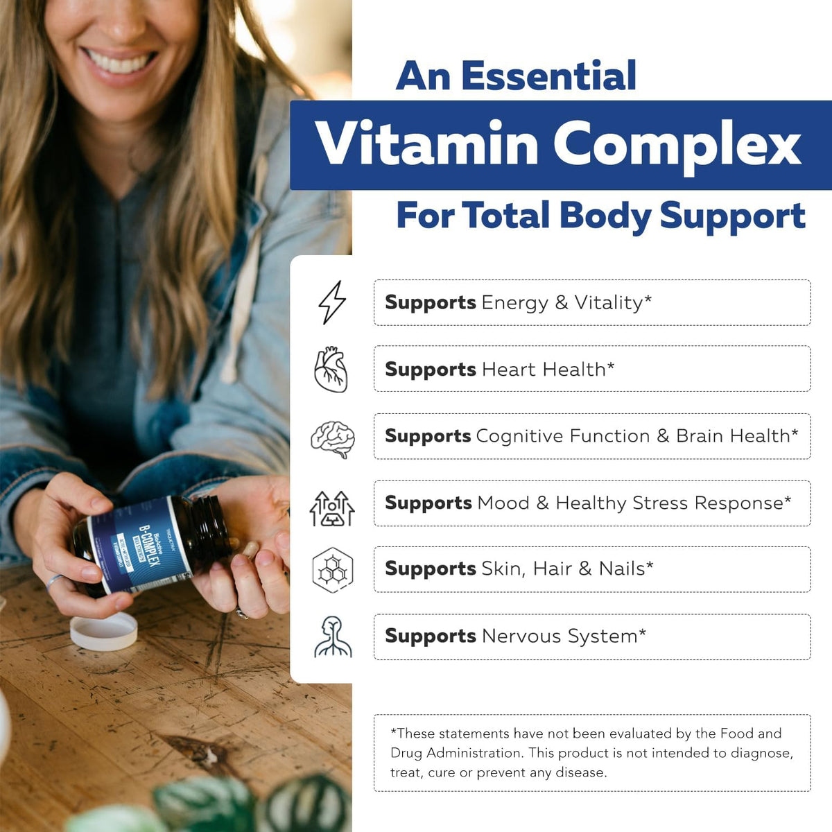 BioActive Vitamin B Complex - Blood Stream – B5 (Pantothenic Acid) as Pantesin® Pantethine: The active form of – Image 4