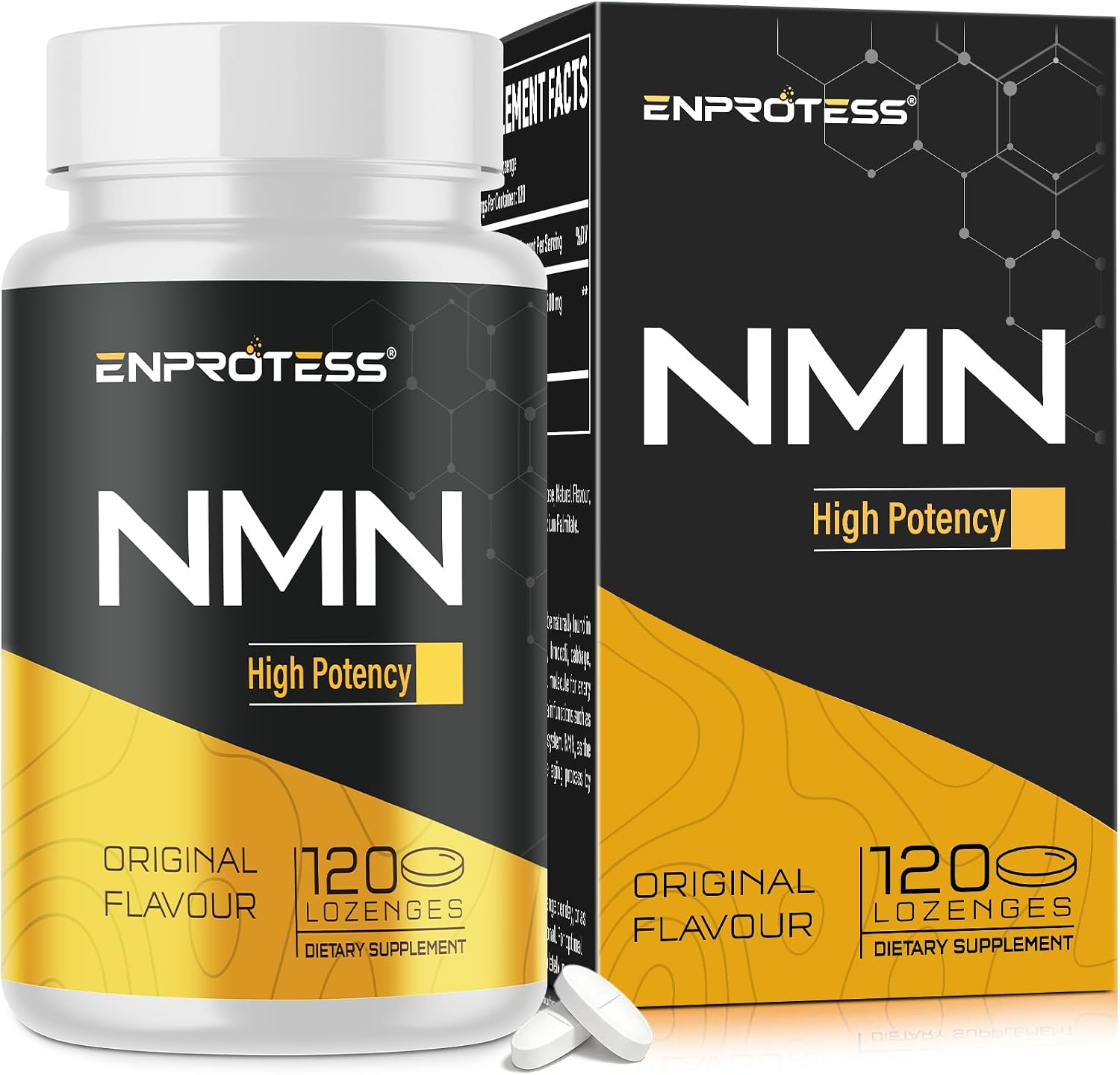 Enprotess Sublingual NMN 500mg Lozenges – 240 Count (240-Day Supply) - görsel 9