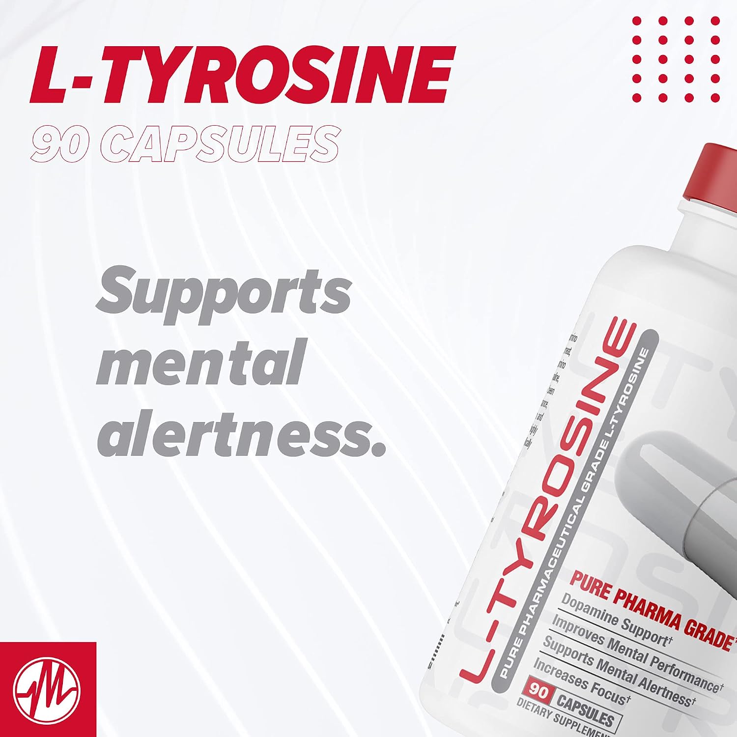Metabolic Nutrition L-Tyrosine - 500mg, 90 Capsules - görsel 5