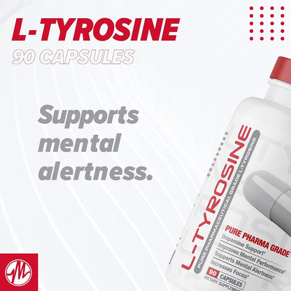Metabolic Nutrition L-Tyrosine - 500mg, 90 Capsules