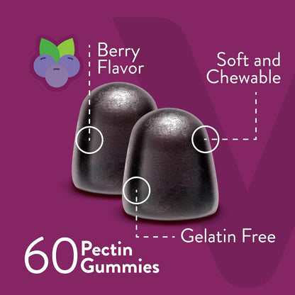 Viteey Prenatal Gummies with Iron, Folic – Choline: Supports development of the baby’s brain and nervous system. – Image 3