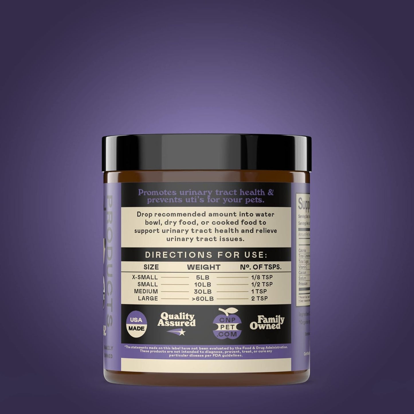 CNP Organic D'Mannose Powder for Pets 113g - Pure D-Mannose Urinary Support for Dogs and Cats - görsel 2