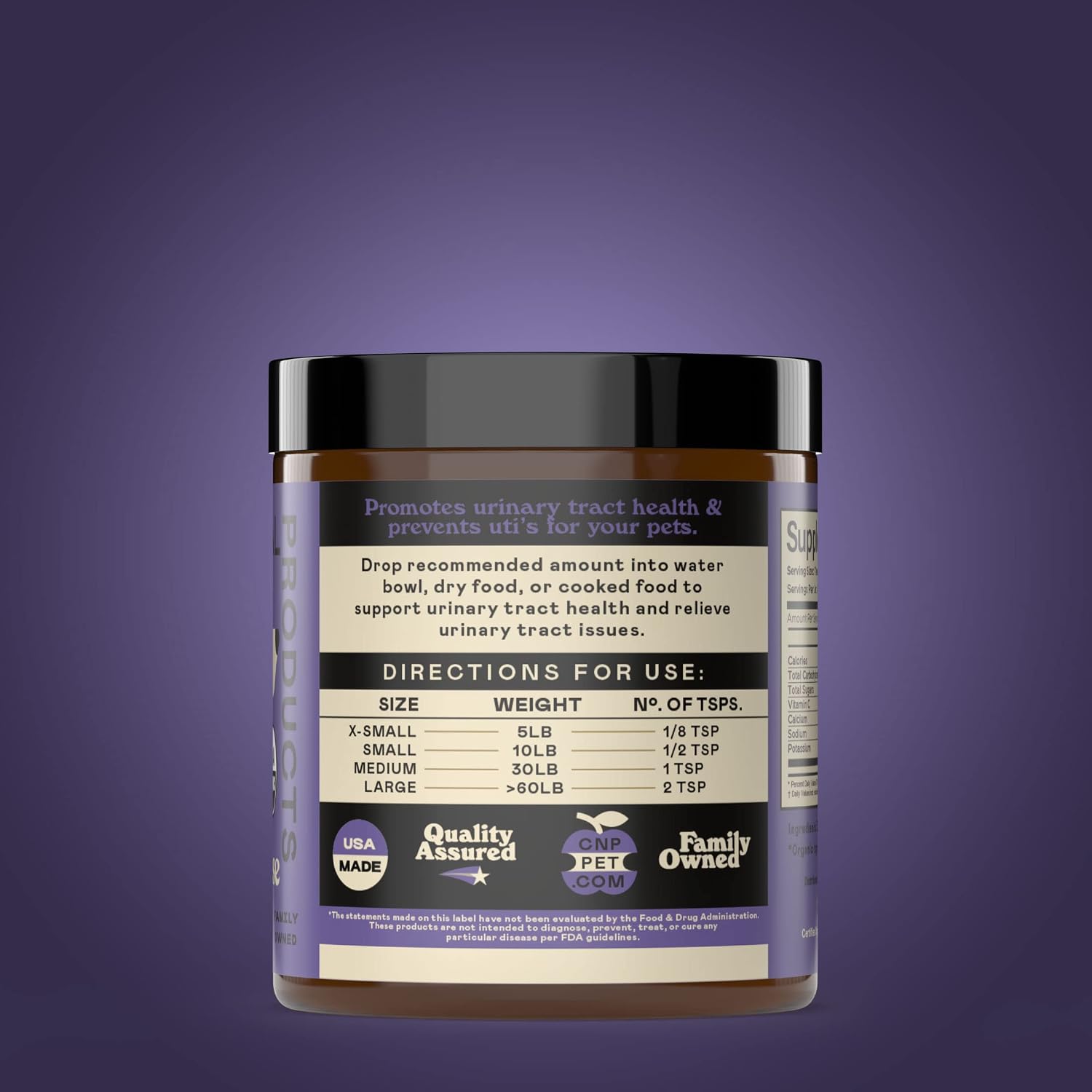 CNP Organic D'Mannose Powder for Pets 113g - Pure D-Mannose Urinary Support for Dogs and Cats - görsel 2