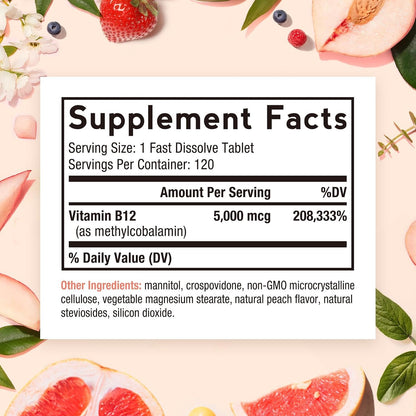 Doctor's Recipes Vitamin B12 Sublingual – – Bioactive form for immediate use – Image 2