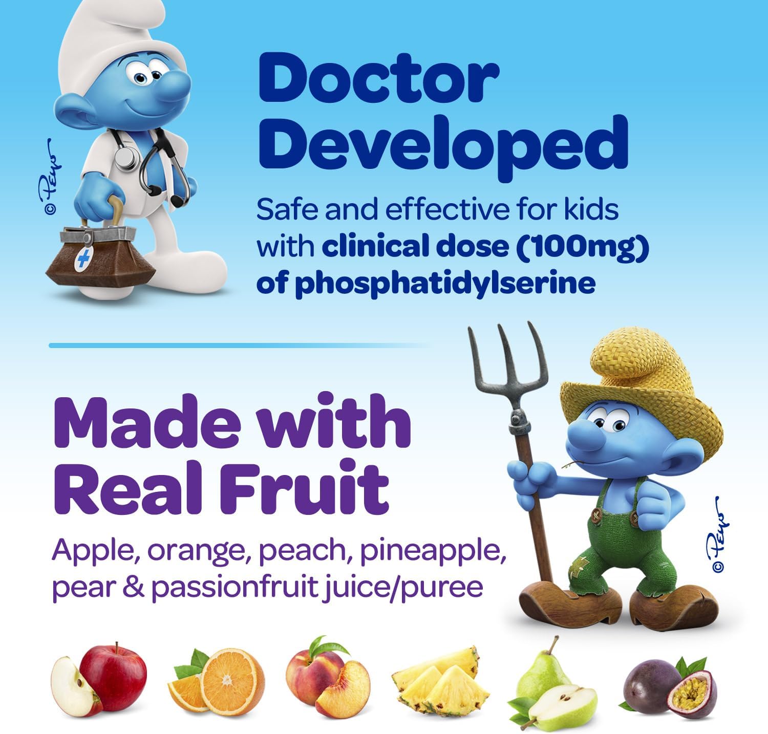 Smurfs Focussed Gummies for Kids - görsel 5