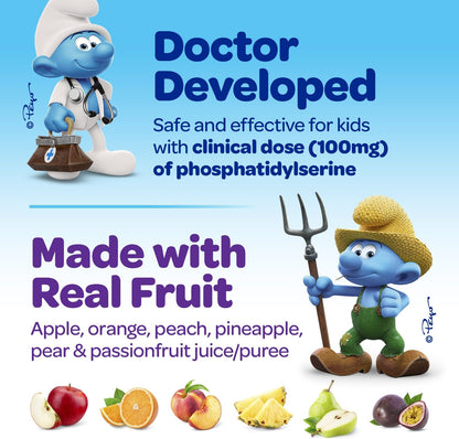 Smurfs Focussed Gummies for Kids