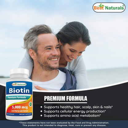 Best Naturals Biotin 5 mg