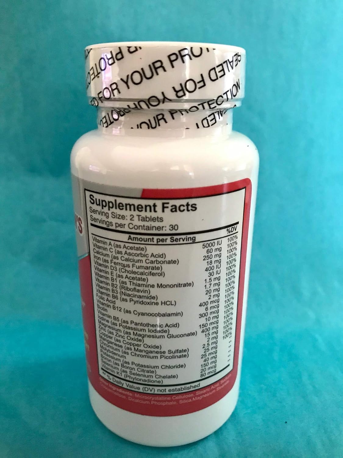 Full 4 Women's Multivitamin & Multimineral Supplement - görsel 3