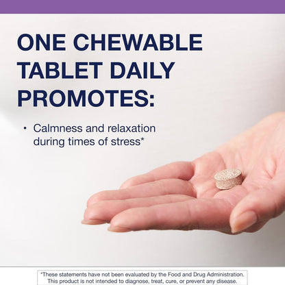 Metagenics NuSera - Chocolate Flavoured Chewable Stress & Calm Support with Lactium - 30 Tablets