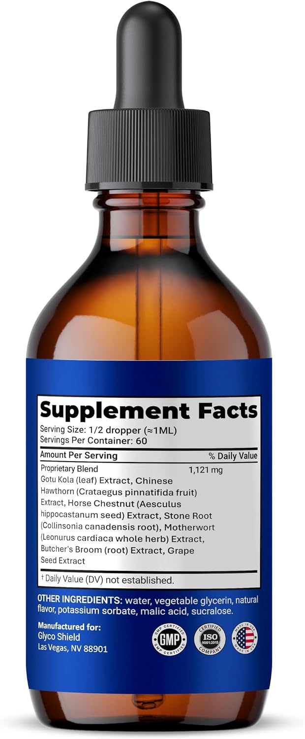 Glyco Shield Drops – Natural Blood Formula Support Liquid Supplement - görsel 4