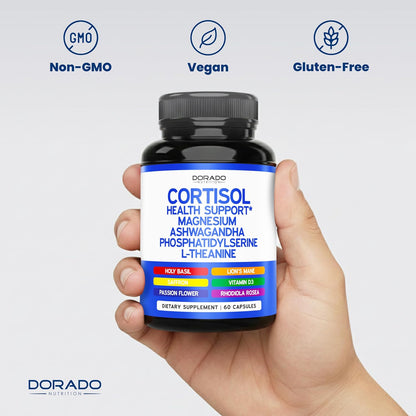 Cortisol Supplements for Women's and Men – Boosts Energy and Focus: Adaptogenic herbs and magnesium work together – Image 7